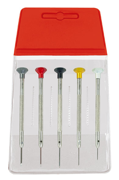 SCREW DRIVERS, SET OF 5 IN POUCH