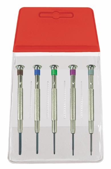 5 SPECIAL SCREWDRIVERS W/ FIXED PHILIPS BLADE