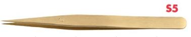 "HOROTEC" TWEEZER ANTIMAGNETIC BRASS  S5