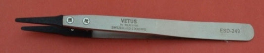 "VETUS" TWEEZER W/CARBONIC FIBRE RD TIPS