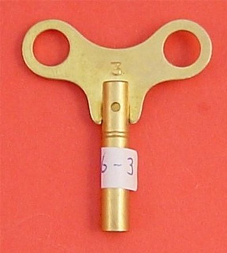 KEY FOR CLOCK BRASS #7 TO #9