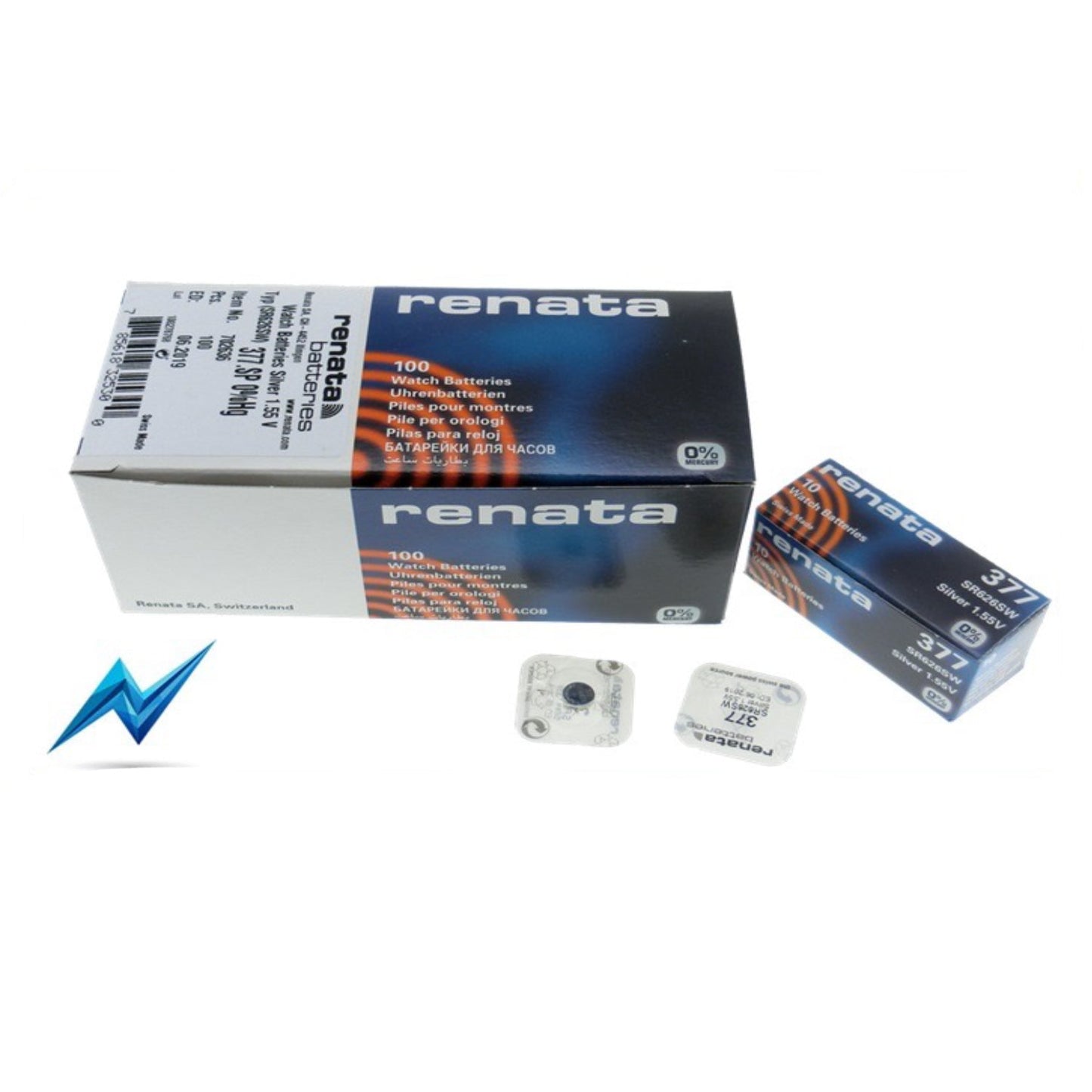 ORIGINAL RENATA BATTERY IN ORIGINAL RENATA 10PCS PACKING